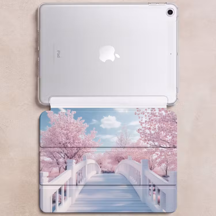 iPad hoes - Brug - Kersenbomen - Wit — 6