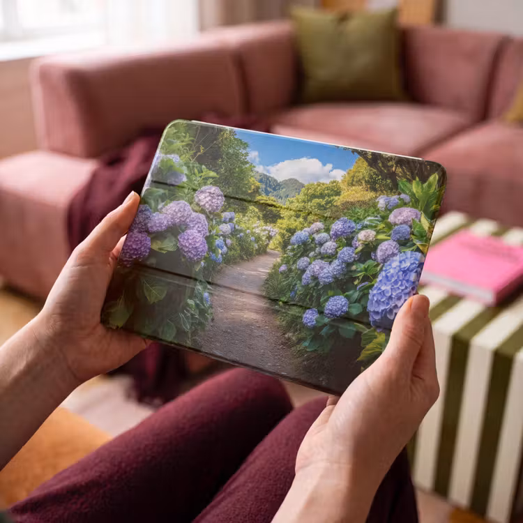 iPad hoes - Hortsensia - Pad - Bloemen — 3