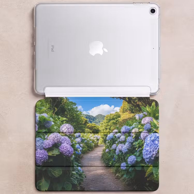 iPad hoes - Hortsensia - Pad - Bloemen — 6