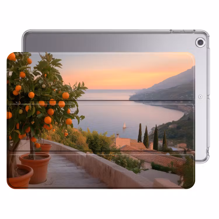 iPad hoes - Middelandse zee - Sinaasappel - Heuvels - Zee — 1