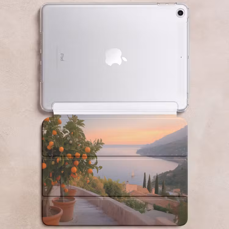 iPad hoes - Middelandse zee - Sinaasappel - Heuvels - Zee — 6