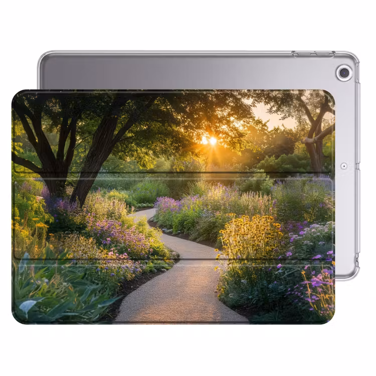 iPad hoes - Pad - Bloemen - Park — 1