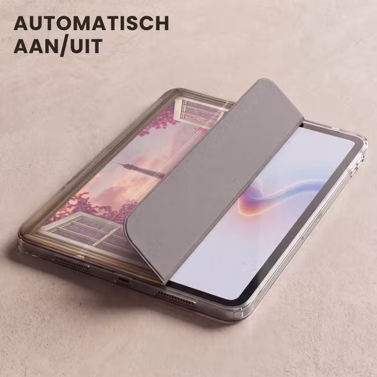 iPad hoes - Doorkijk - Parijs - Eiffeltoren - Roze - Kersenbloesem — 4