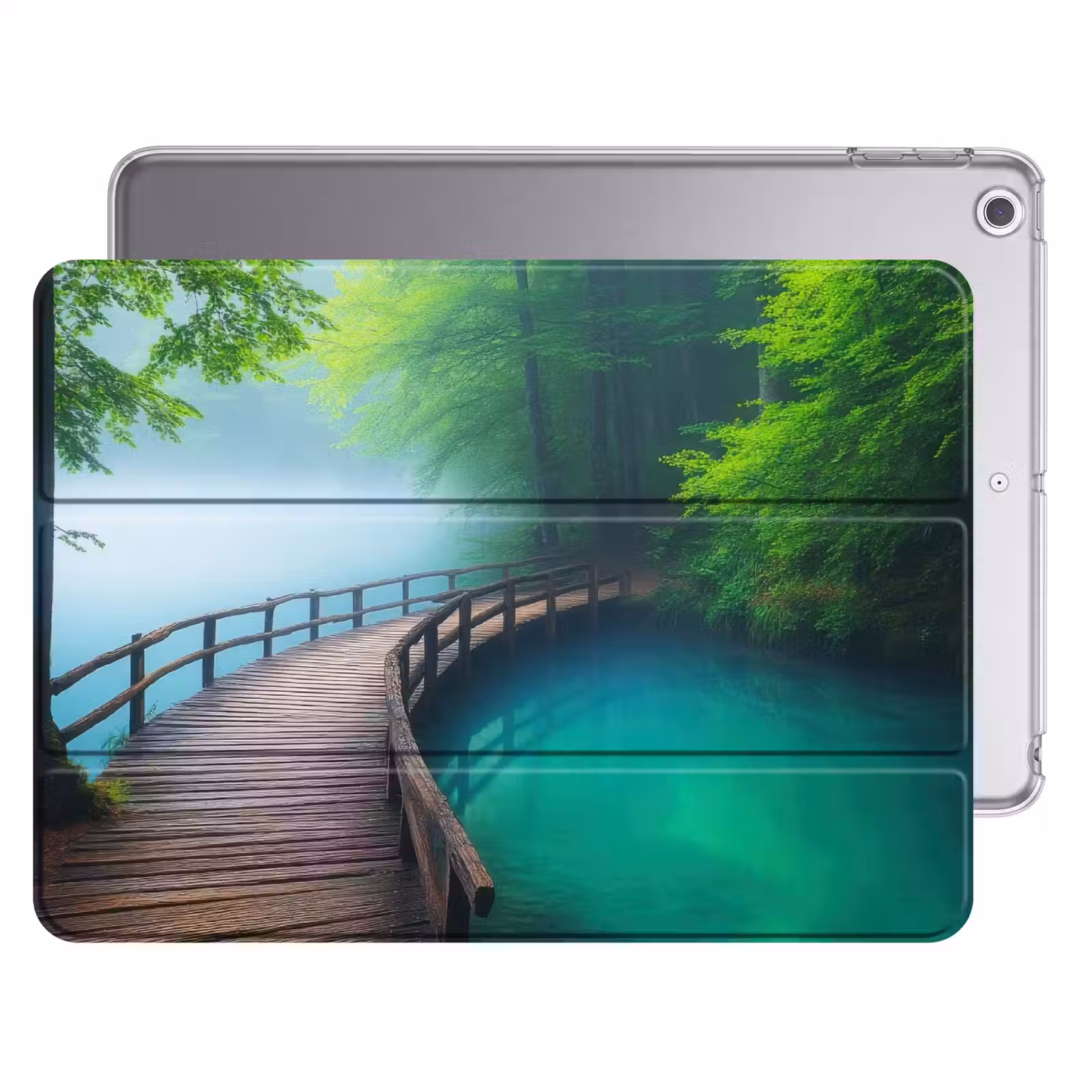 iPad hoes - Brug - Water - Rivier - Bos — 1