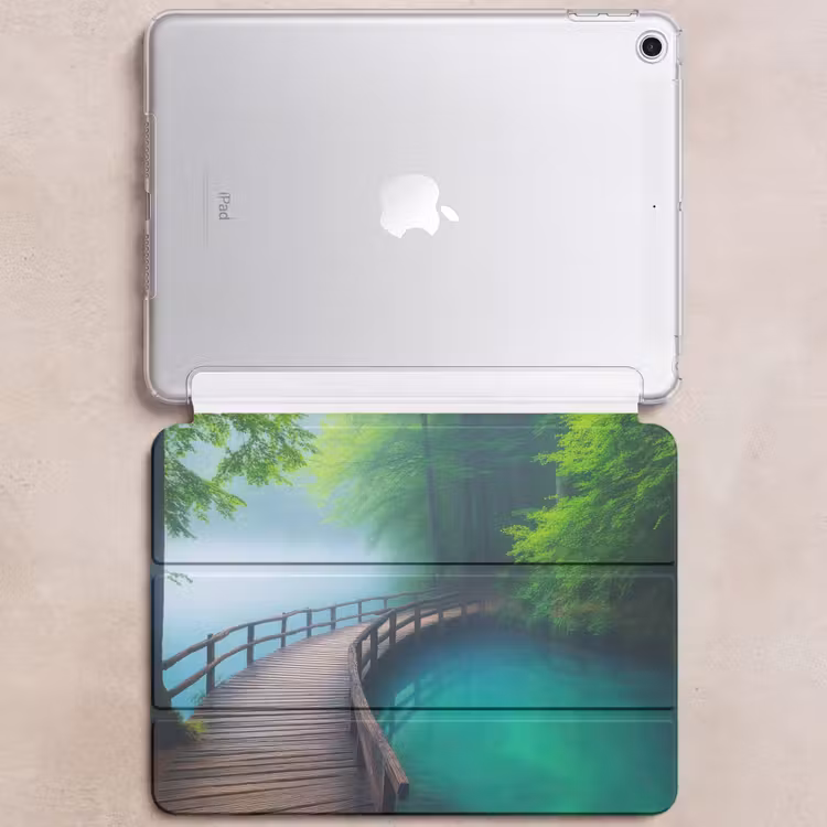 iPad hoes - Brug - Water - Rivier - Bos — 6