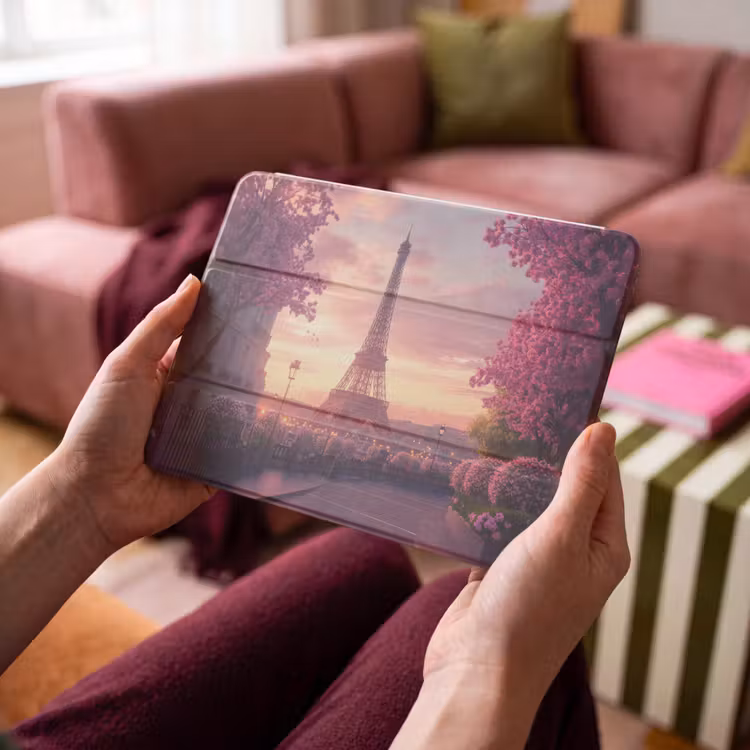 iPad hoes - Eiffeltoren - Parijs - Roze — 3