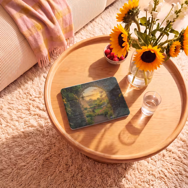 iPad hoes - Poort - Planten - Zonsondergang — 2
