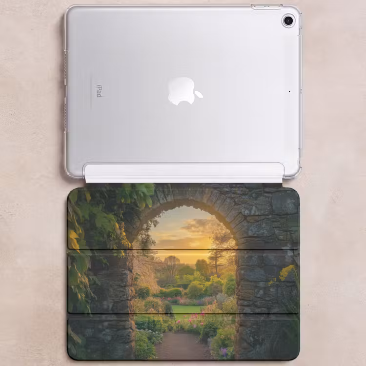 iPad hoes - Poort - Planten - Zonsondergang — 6
