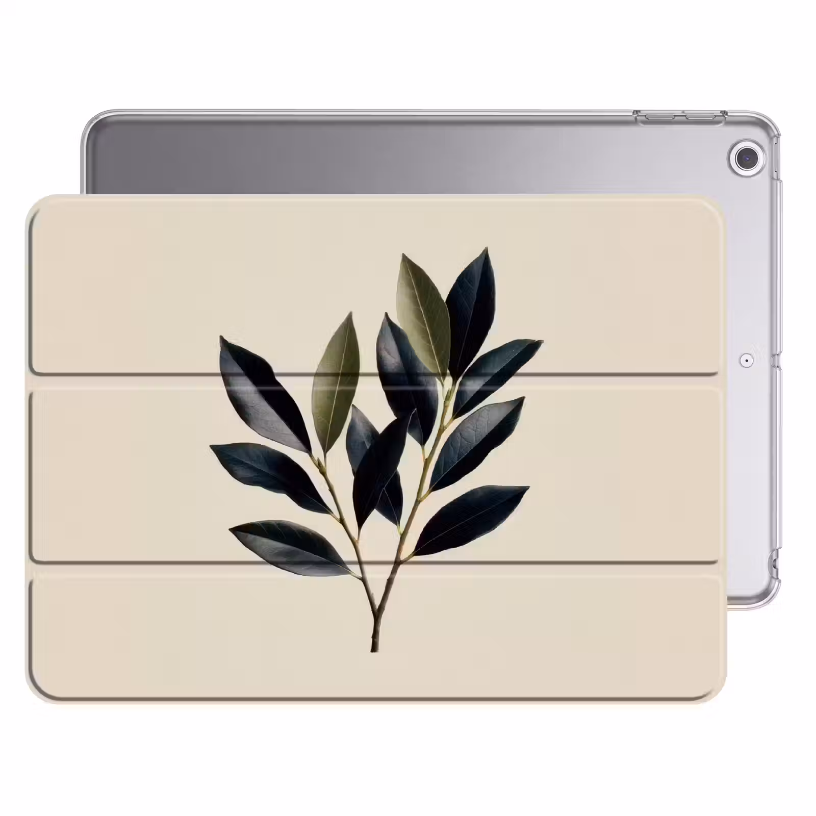 iPad hoes - Ovaal - Olijfgroen - Simpel — 1