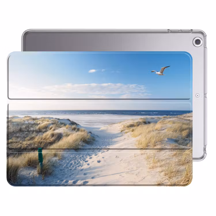 iPad hoes - Duin - Meeuw - Strand - Zee - Zon — 1