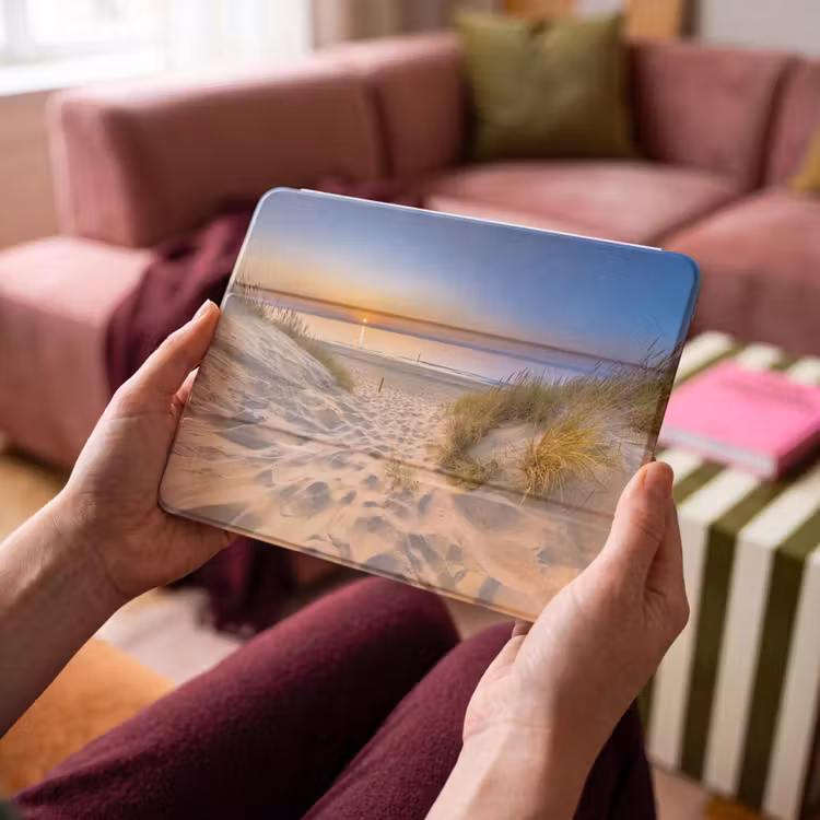 iPad hoes - Duin - Zonsondergang - Horizon - Strand - Gras — 3