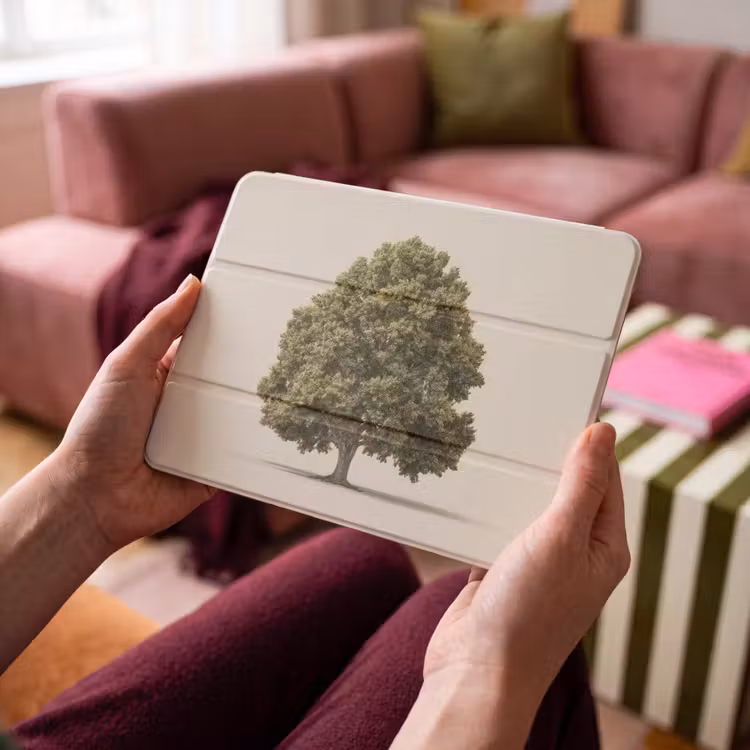 iPad hoes - Eikenboom - Groen - Lichte achtergrond — 3
