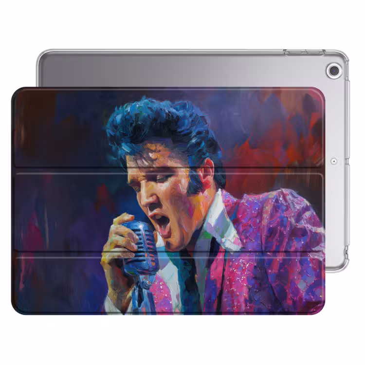 iPad hoes - Expressief - Microfoon - Paars — 1