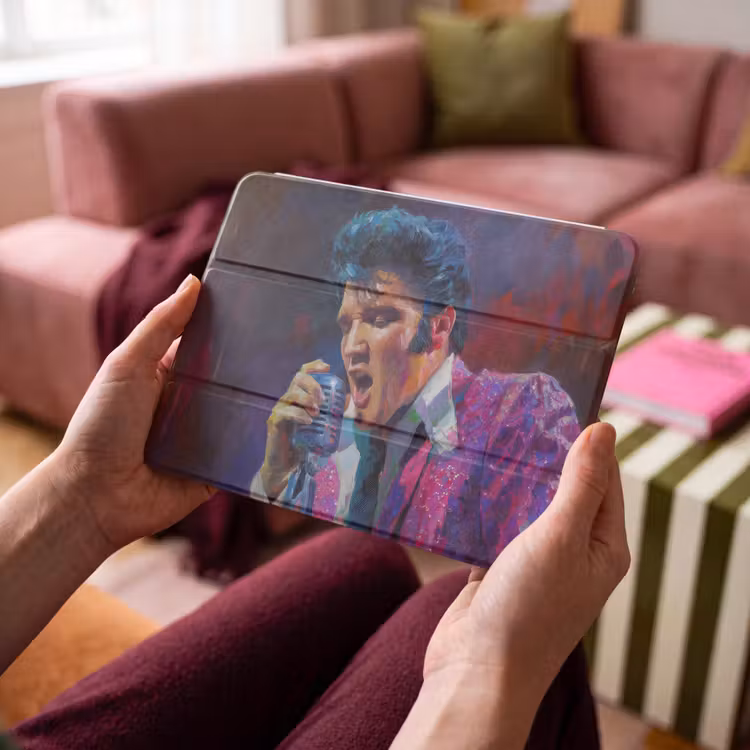 iPad hoes - Expressief - Microfoon - Paars — 3