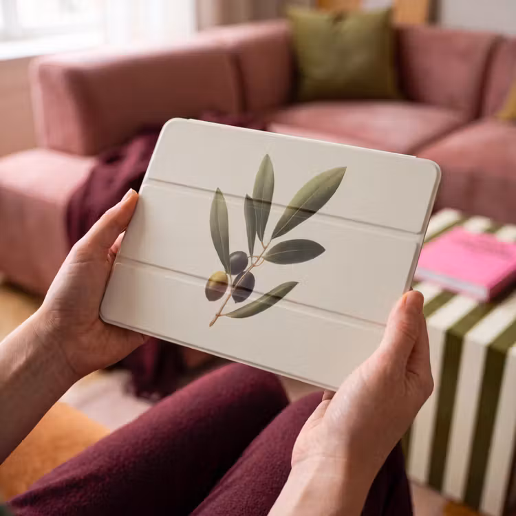 iPad hoes - Olijftak - Donkergroen - Olijven — 3