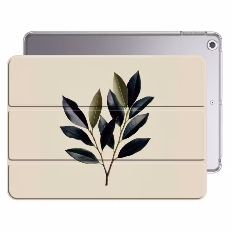 iPad hoes - Ovaal - Olijfgroen - Simpel — 1