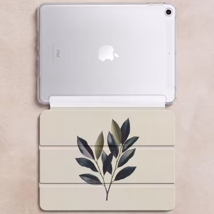 iPad hoes - Ovaal - Olijfgroen - Simpel — 6