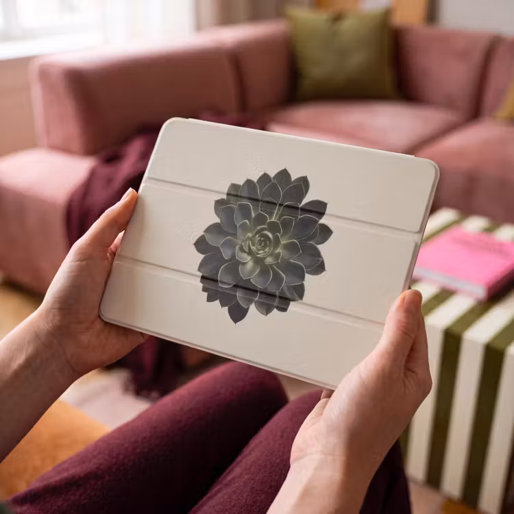 iPad hoes - Rozet - Cirkelvormig - Donkergroen — 3