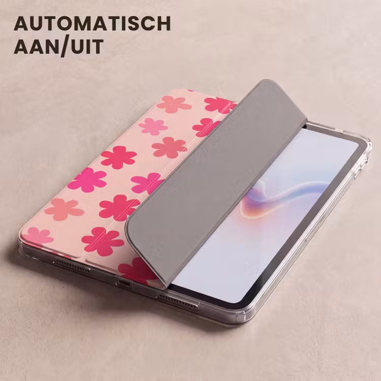 iPad hoes - Bloemen - Patroon - Roze — 4