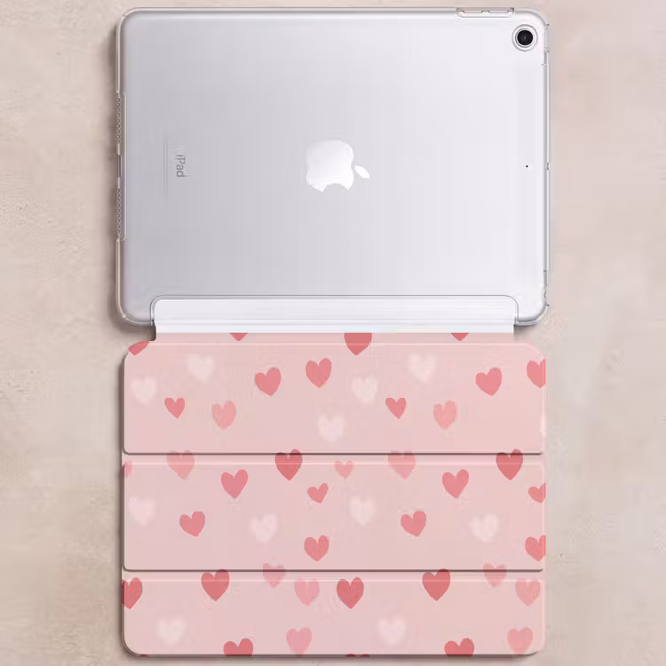 iPad hoes - Hartjes - Patroon - Roze — 6