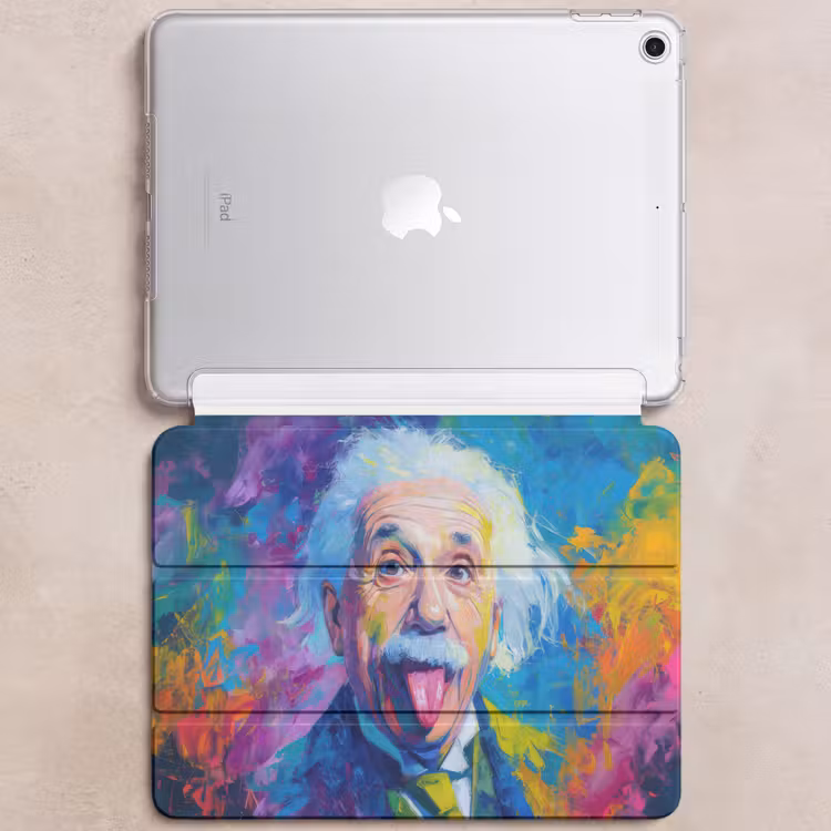 iPad hoes - Oude man - Expressief - Kleurrijk — 6
