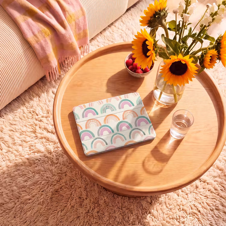 iPad hoes - Regenboog - Pastel - Patroon — 2