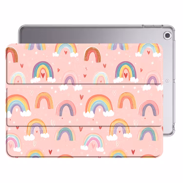 iPad hoes - Regenboog - Patroon - Pastel — 1