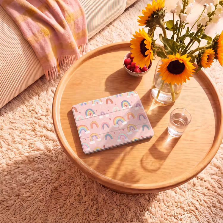 iPad hoes - Regenboog - Patroon - Pastel — 2