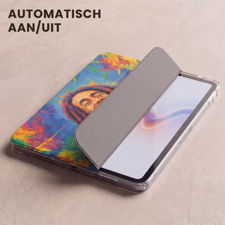 iPad hoes - Regenboogkleuren - Man - schilderij — 4