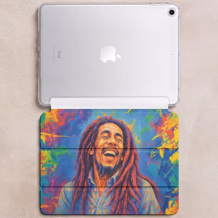 iPad hoes - Regenboogkleuren - Man - schilderij — 6