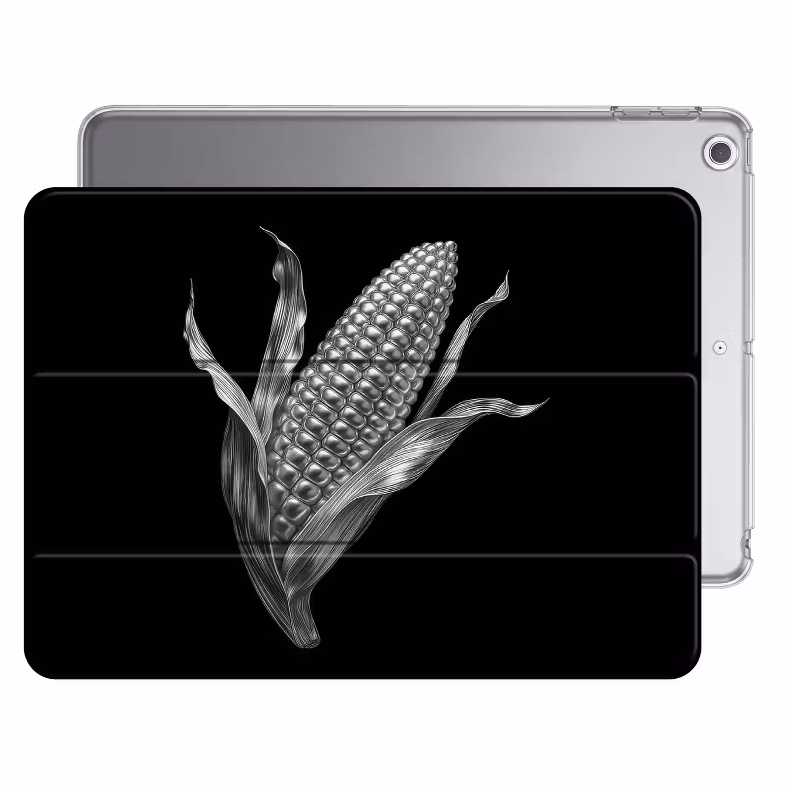 iPad hoes - Maïskolf - Glanzend metaal - Elegant — 1