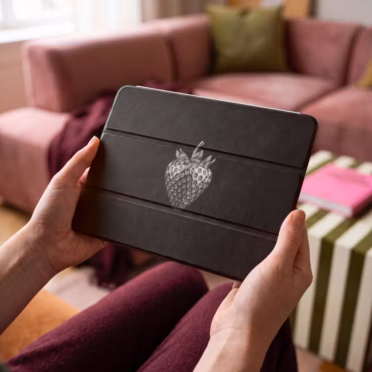 iPad hoes - Aardbei - Zaadstructuur - Realistisch — 3