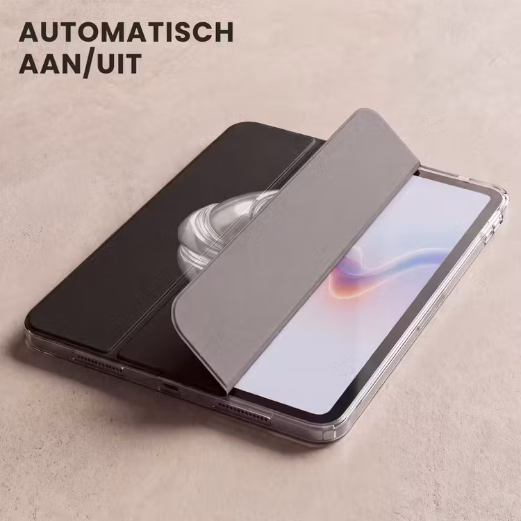 iPad hoes - Croissant - Metaal - Zilver — 4