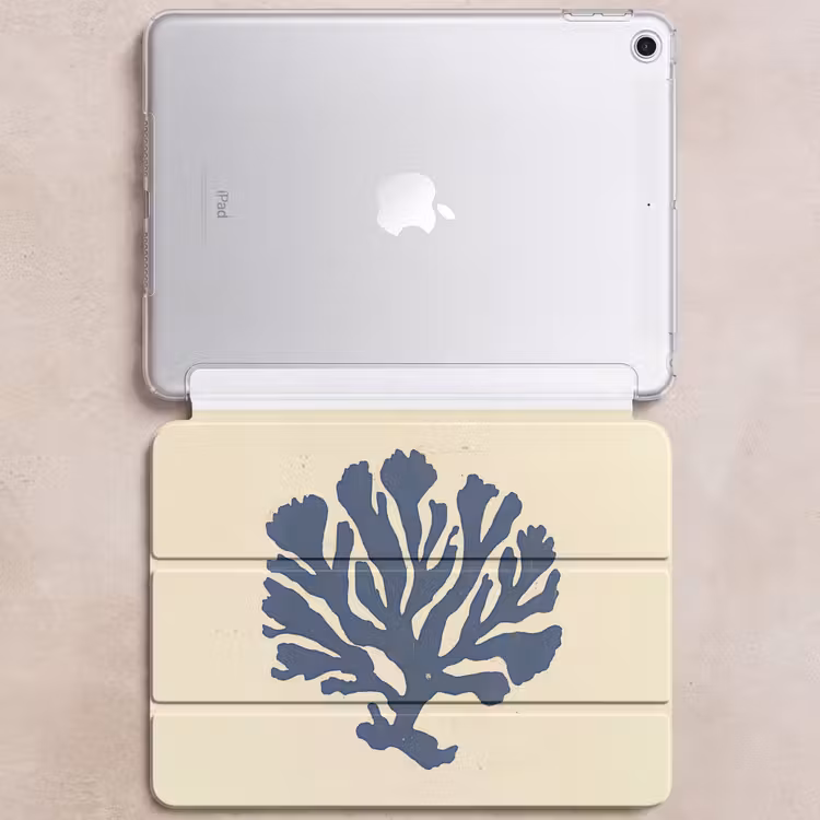 iPad hoes - Blauw koraal - Vertakkingen - Beige — 6