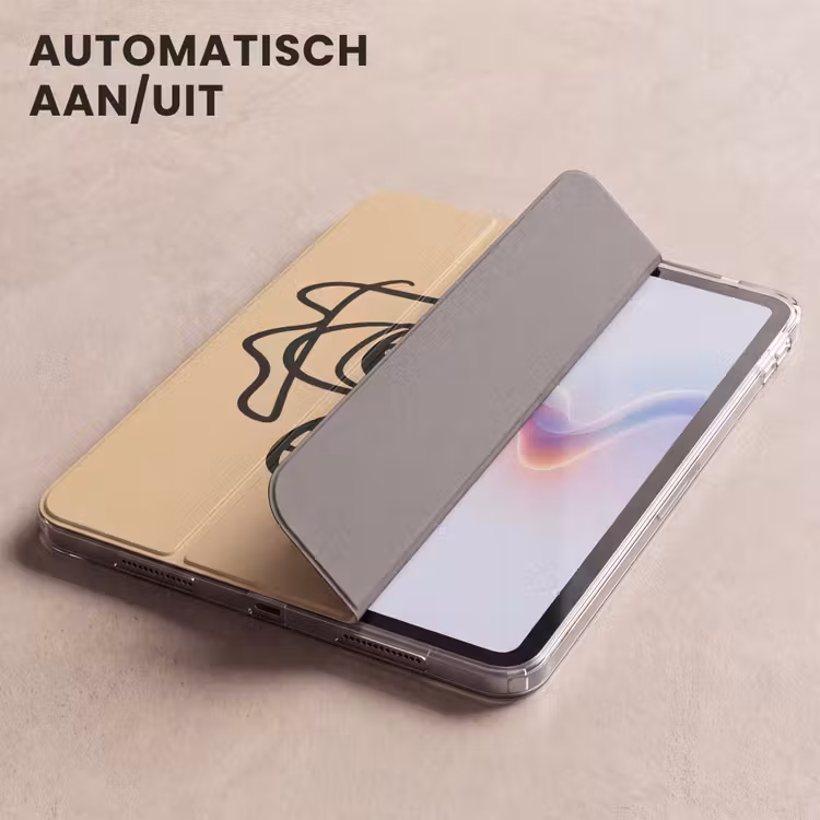 iPad hoes - Overlappende profielen - Lichtbruin - Zwart — 4