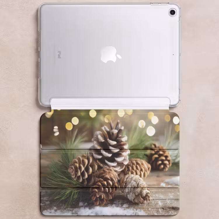 iPad hoes - Dennenappels - Kerstsfeer - Bruin - Groen — 6