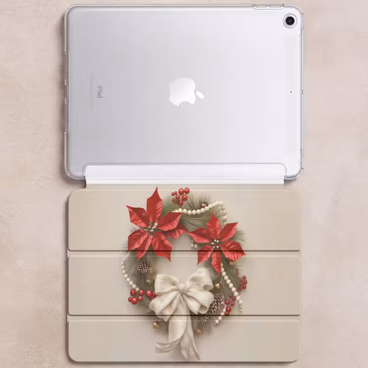 iPad hoes - Deurkrans - Strik - Kerst - Rood - Groen — 6