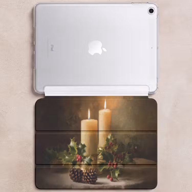 iPad hoes - Kaarslicht - Kerst - Veelkleurig — 6