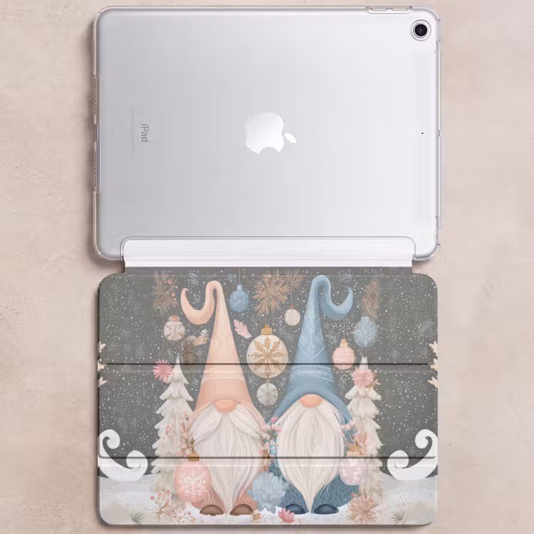 iPad hoes - Kerst - Gnomen - Pastel — 6