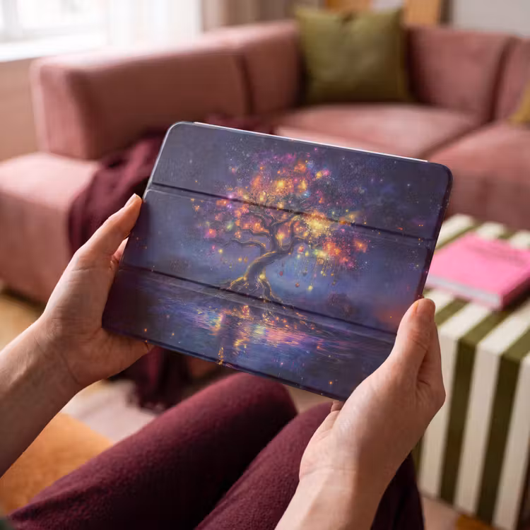 iPad hoes - Kosmisch - lichtboom - Kerst - Kleurrijk — 3