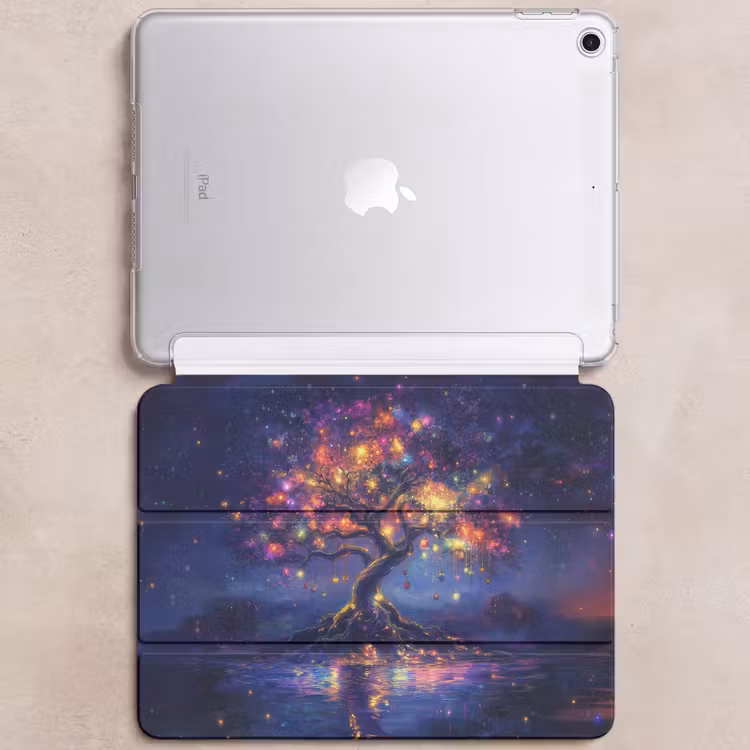 iPad hoes - Kosmisch - lichtboom - Kerst - Kleurrijk — 6