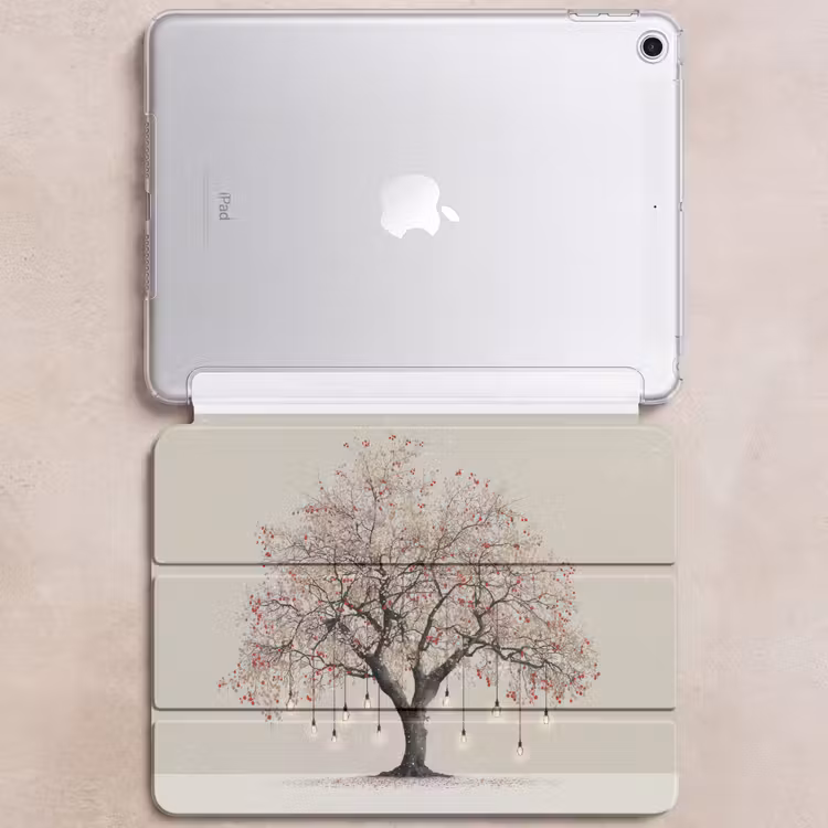 iPad hoes - Lichtboom - Winter - Kerst - Meerkleurig — 6