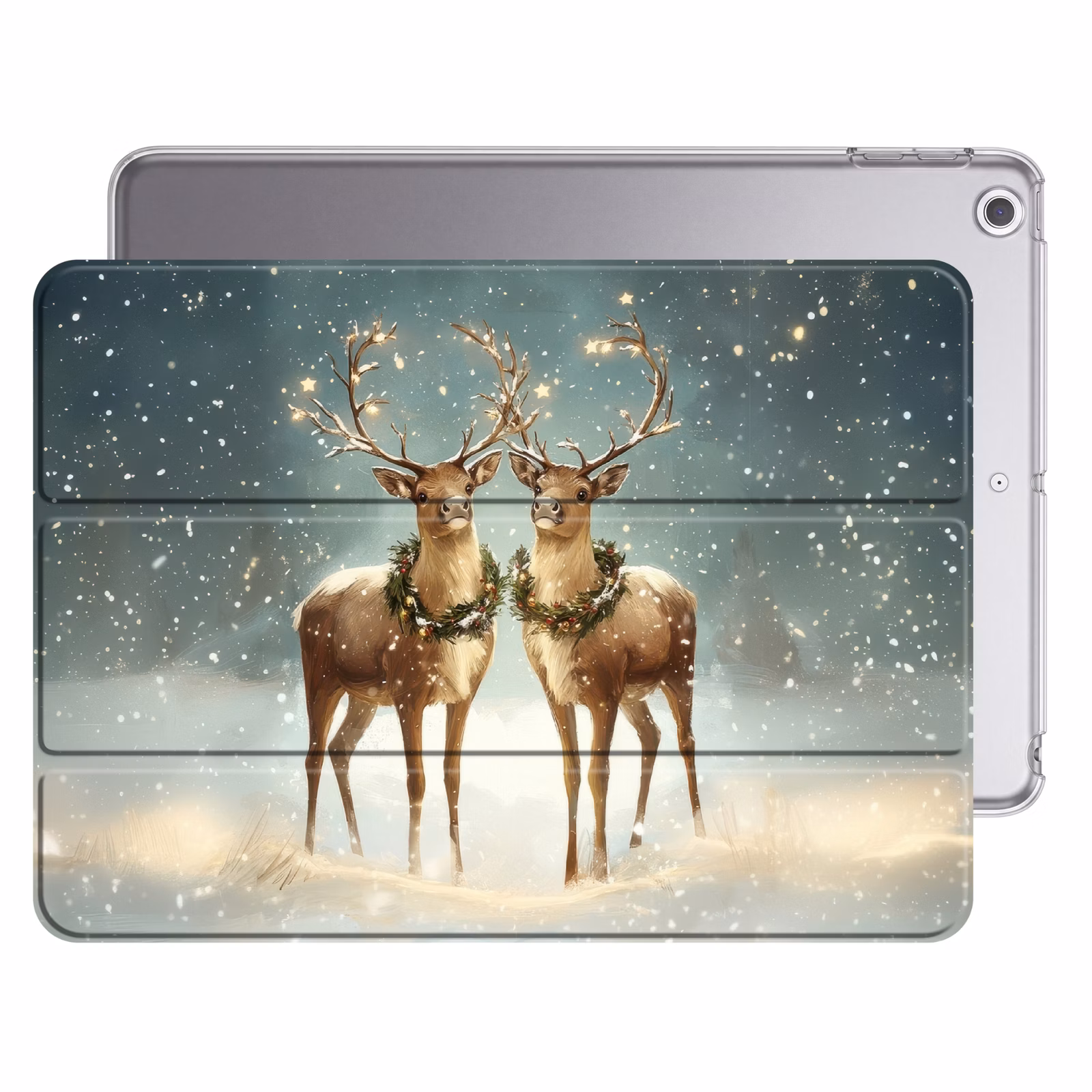 iPad hoes - Kerstmagie - Winterwoud - Rendier — 1