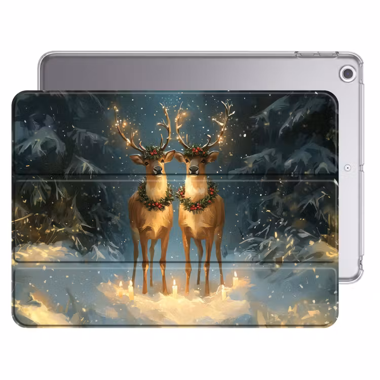 iPad hoes - Dennensprookje - Rendier - Nacht — 1