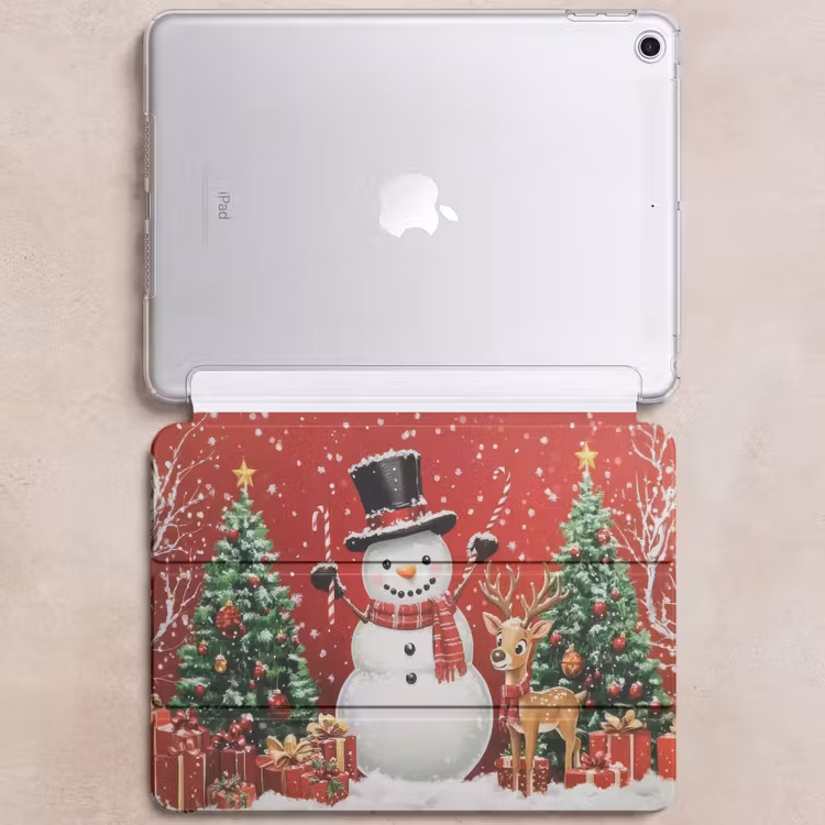 iPad hoes - Feestvreugde - Winterbos - Kleurrijk — 6