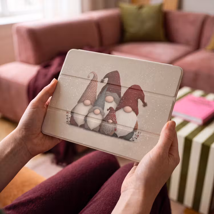 iPad hoes - Kabouters - Kerst - Sneeuw - Puntmutsen — 3