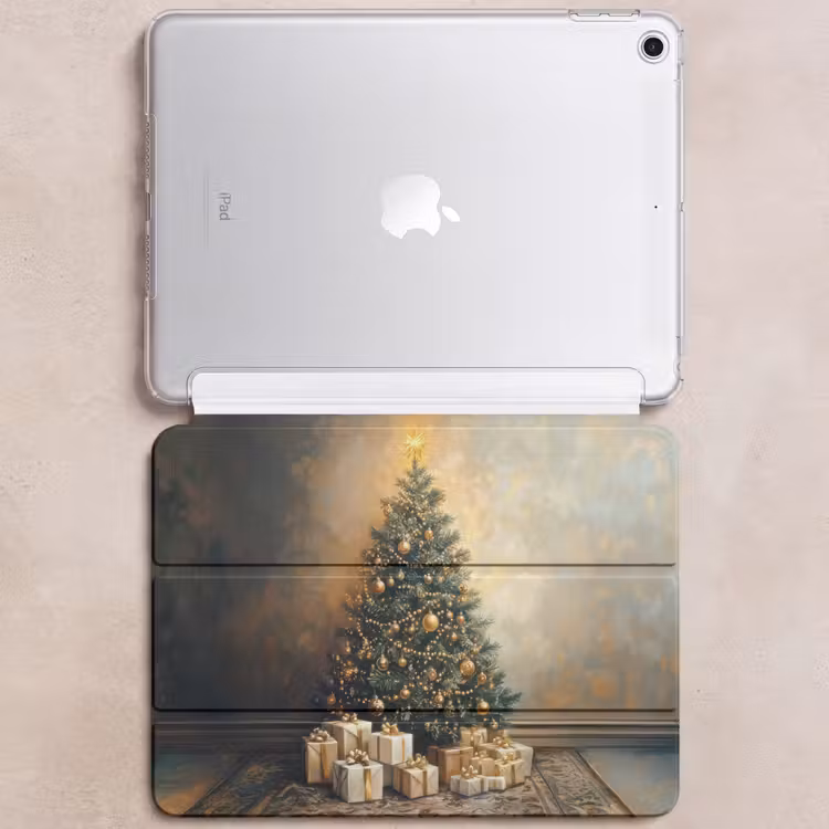 iPad hoes - Kerstboom - Cadeaus - Goud — 6