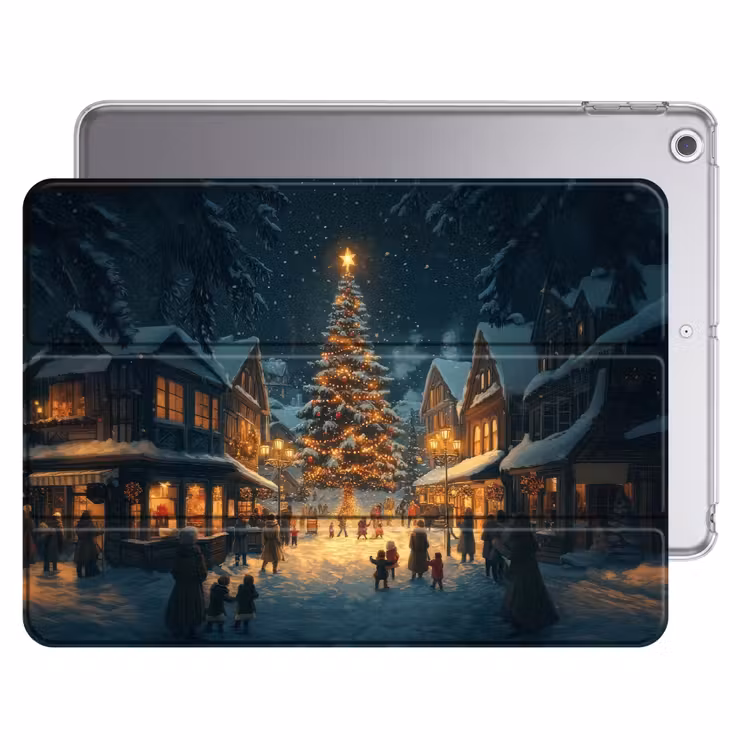 iPad hoes - Kerstfeest - Dorp - Donker — 1