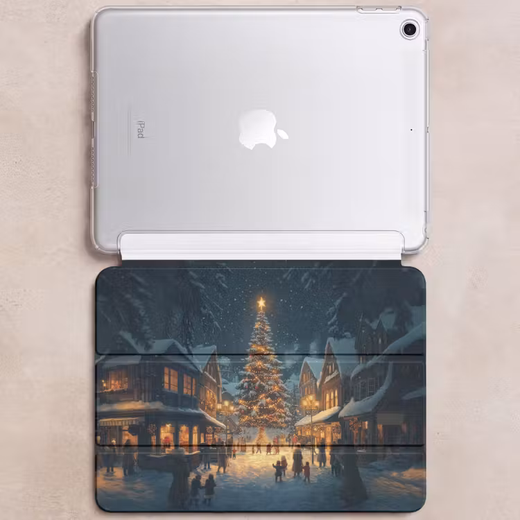 iPad hoes - Kerstfeest - Dorp - Donker — 6