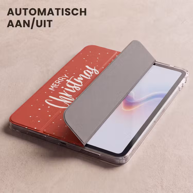 iPad hoes - Kerstgroet - Sneeuw - Rood — 4